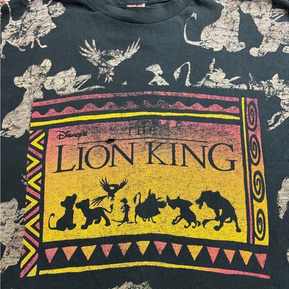 Vintage Disney The Lion King All Over Print T-shirt Size XL - Picture 4 of 6